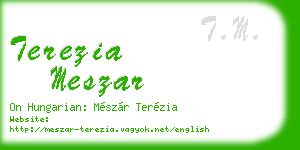terezia meszar business card